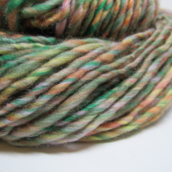 Cotton Candy Handspun Merino Wool Single Ply OOAK Yarn - Picture 3 of 5